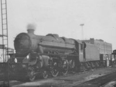 
45304 at Wakefield shed, West Yorkshire, July 1963